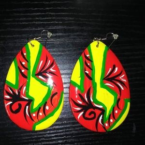 Hand painted earrings